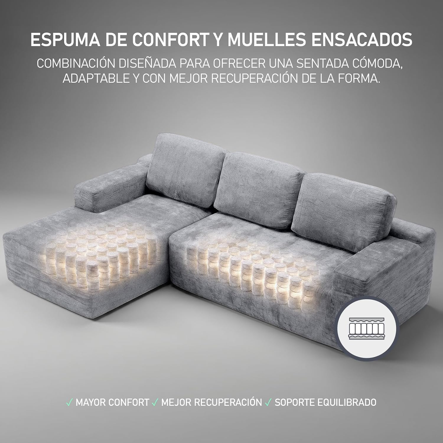Miniatura 4 de Sofá Chaiselongue VITA